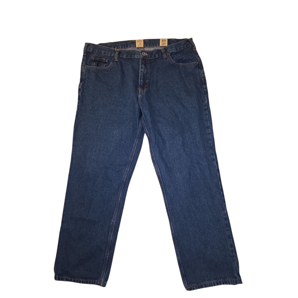 RedHead‎ Brand Co Mens Straight Leg Jeans Dark Wash 100% Cotton 40x30 19P016MA